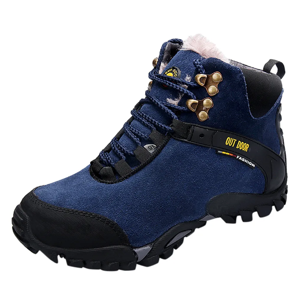 

2019 New Men's Autumn And Winter High Tube trekking shoes Outdoor Climbing Sneakers Hiking Shoes botas tacticas hombre #NN801