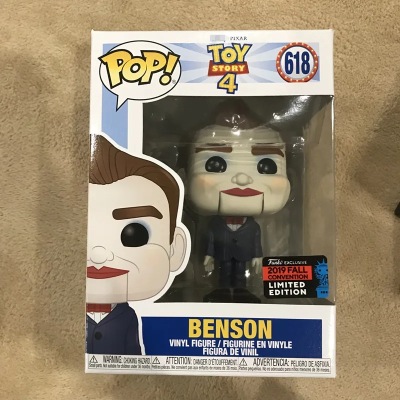 NYCC эксклюзивная официальная Funko pop Toy Story 4-Benson Виниловая фигурка Коллекционная модель игрушки в коробке