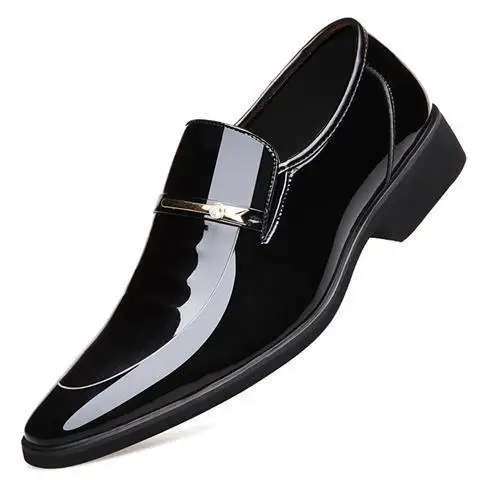 

Men's Casual Business Leather Shoes Korean Style Pointed Toe Men's Leather Shoes Leather Shoes Male British Flats