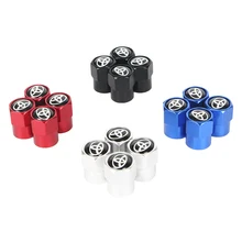 Wheel-Tire-Valve-Stem-Caps-Cover Auto-Accessories Prius Auris Avensis Rav4 Toyota Corolla