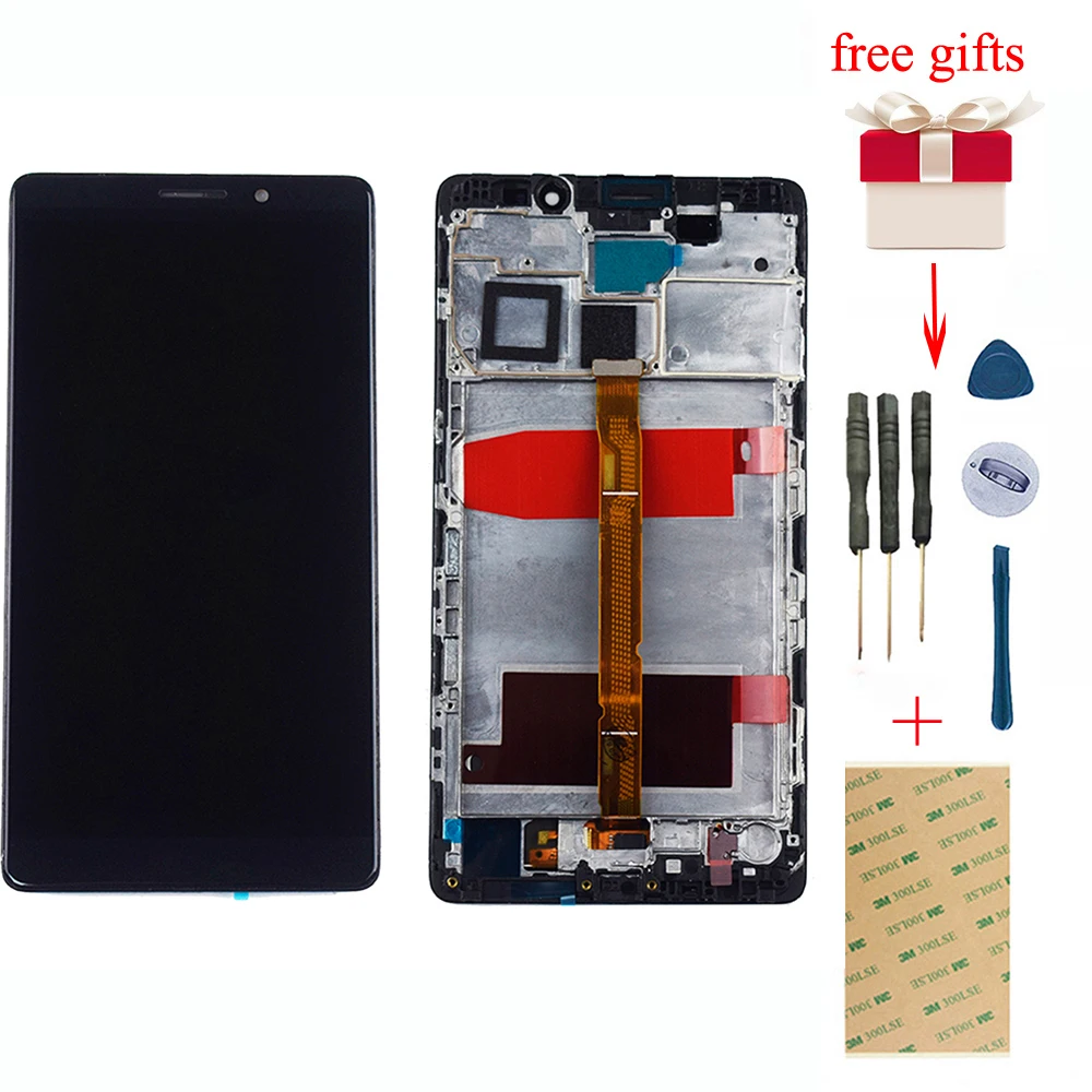 LCD Display Replacement For HUAWEI Mate 8 Screen Touch Digitizer Assembly NXT-L29 Frame | Мобильные телефоны и аксессуары