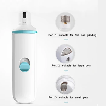 

Electric Pet Nail Grinder Auto Cat Dog Nail Grooming File Professional Paws Grinder Clipper Trimmer Pet Nail Care Tool