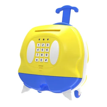 

Creative Safety Password Chewing Coin Electronic Piggy Bank ATM Mini Money Box Cash Deposit Machine Gift for Children Kids New