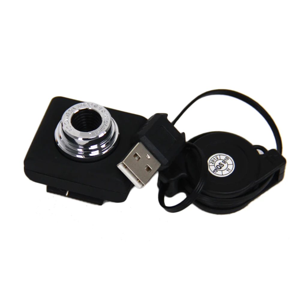 

101 Notebook Laptop PC High Definition CMOS Color Sensor USB Retractable Cable 5M Retractable Clip WebCam Web Camera Laptop