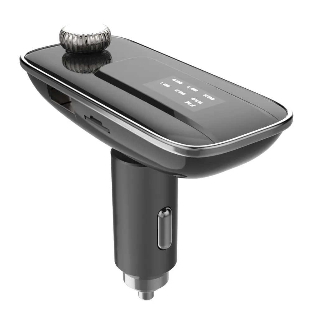 Kinganda lcd Bluetooth автомобильный комплект MP3 передатчик USB Handsfree для iPhone 8,7 - Цвет: LFQ60620465SL