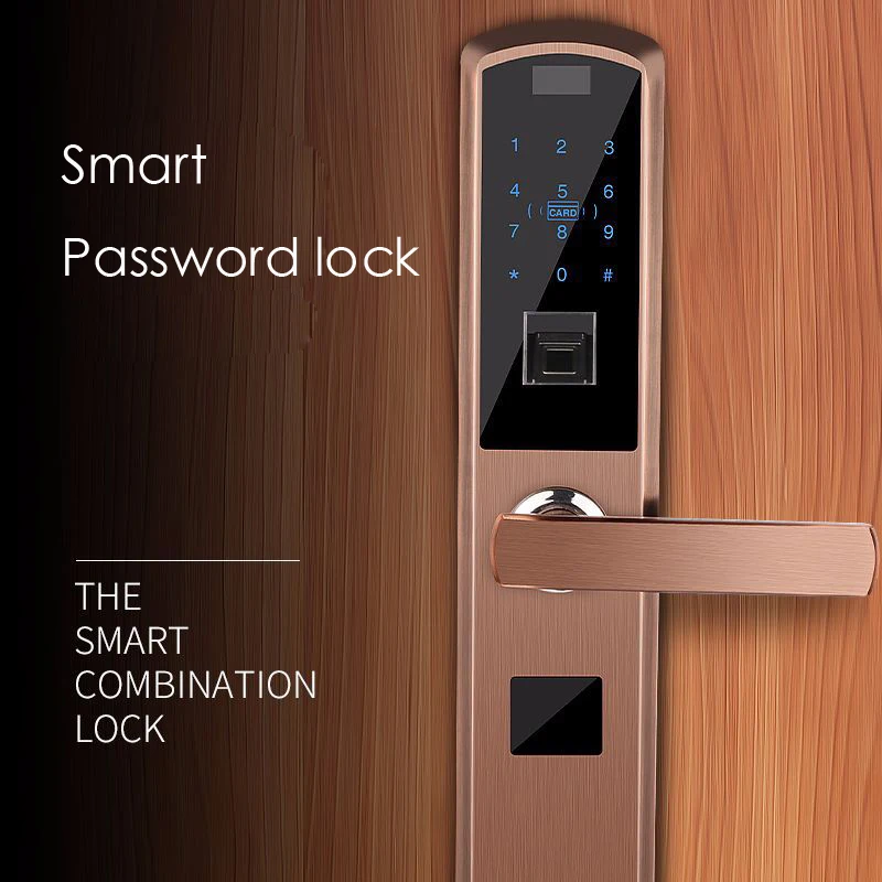 

Smart Door Fingerprint Lock,Security Home Keyless Lock, Wifi Password RFID Card Lock Wireless App Phone Remote Control