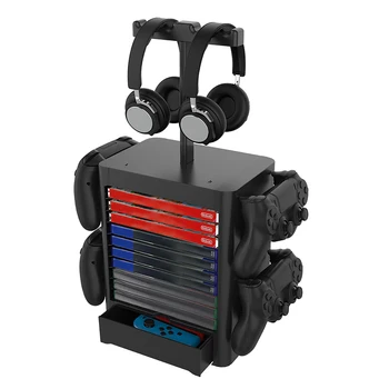 

Multifunctional Gamepad Controller Tower Bracket Holder for Nintend Switch PS5/PS4/XBOX Series Game CD Storage Stand Bracket