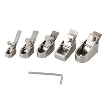 

5Pcs in Different Sizes Violin Finger Plane Cutter Set for DIY Violin Viola Cello Wooden Instrument