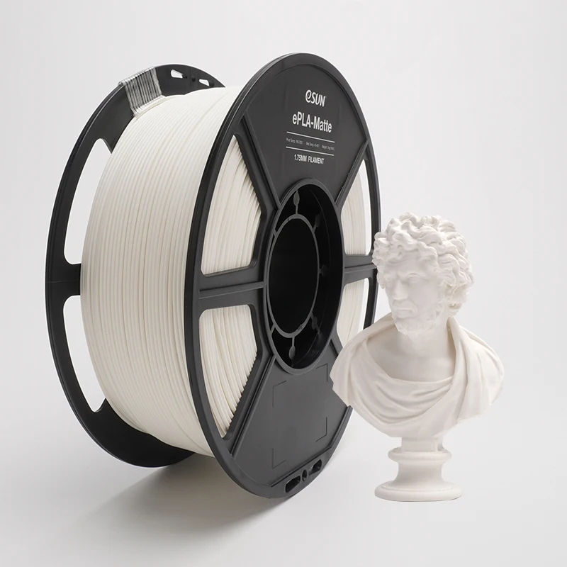 eSUN 3D Printer Filament PLA Matte 1.75mm 1KG (2.2 LBS) Spool 3D Printing Material For 3D Printers Matte PLA Filament abs plastic 3d printer 3D Printing Materials