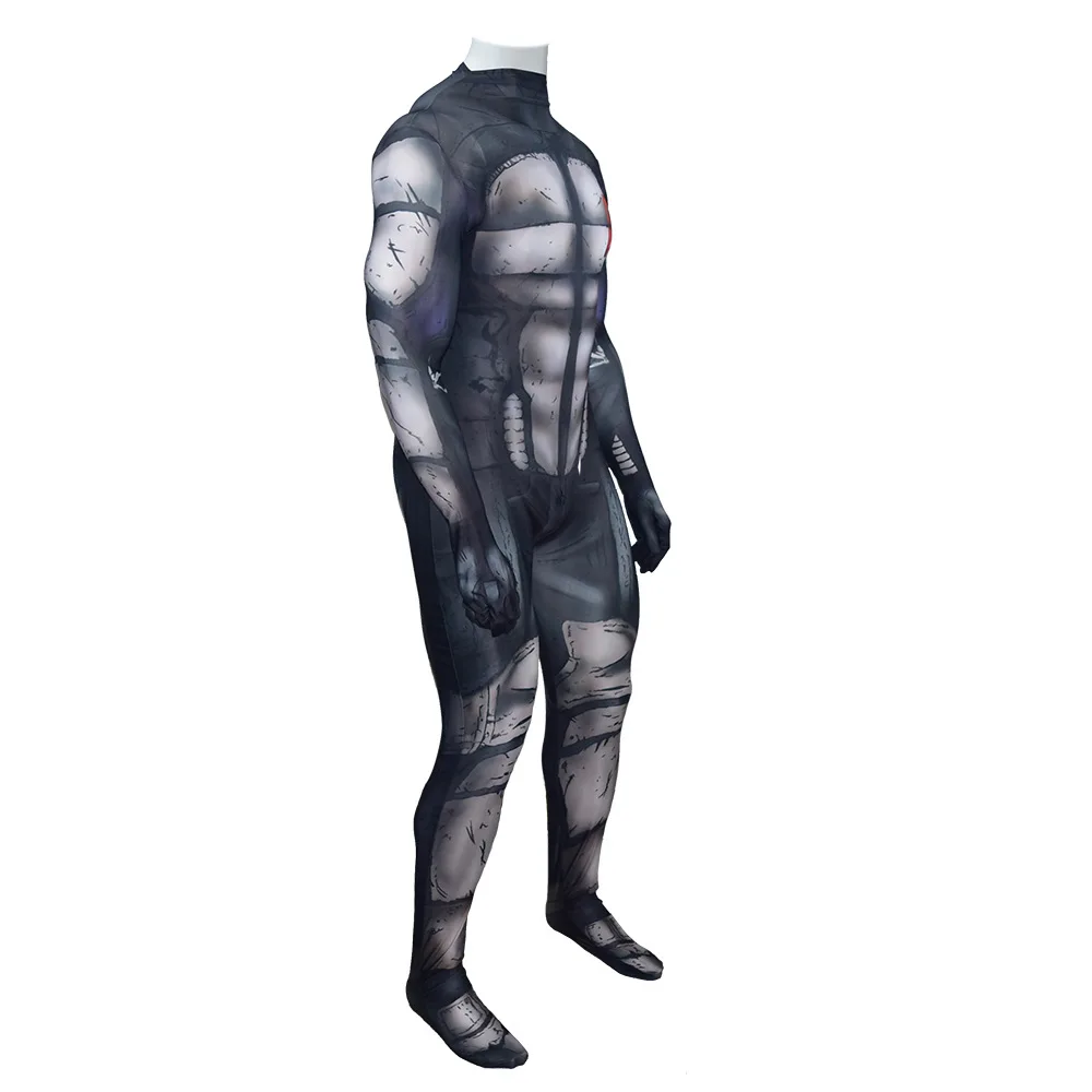 Взрослый borderland 2 Assassin Косплей Костюм Zentai боди цельный облегающий костюм детские комбинезоны на Хэллоуин