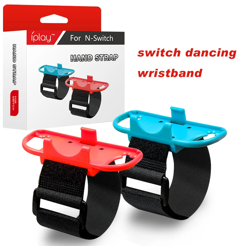 Just Dance  2 Pack, Dance Band Wrist band for Nintendo Switch, Adjustable Hook Loop Elastic Strap for Joy Cons Controller 