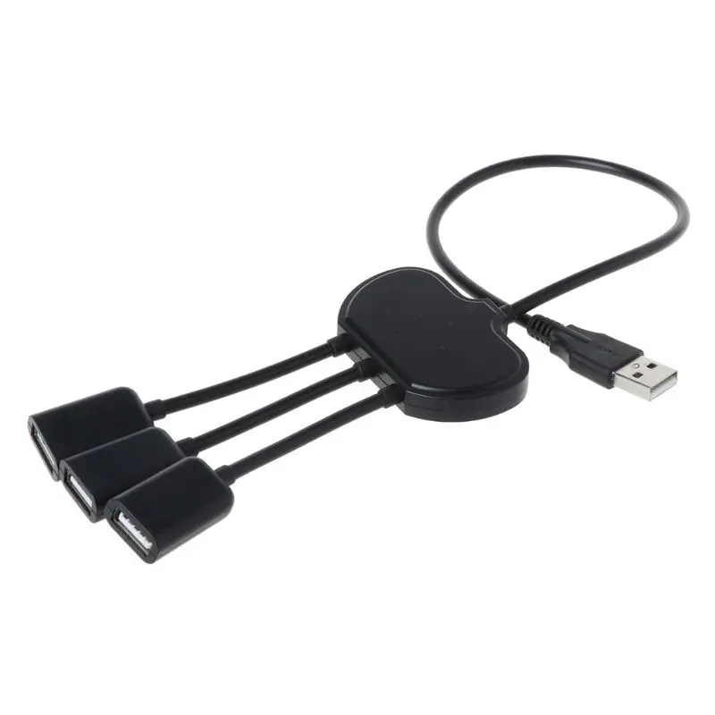 3 в 1 Многофункциональный микро-usb хост-хаб кабель мужчина к женскому USB 2,0 OTG адаптер для samsung huawei Macbook iPad Smart Cellphon