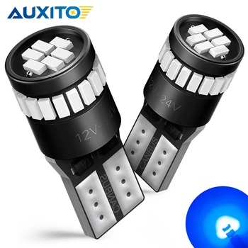 

2PCS T10 W5W WY5W 3014 LED Car Wedge Parking Light Turn Side Bulbs Instrument Lamp For Volvo S60 V50 V70 V60 V40 S40 XC90 Blue