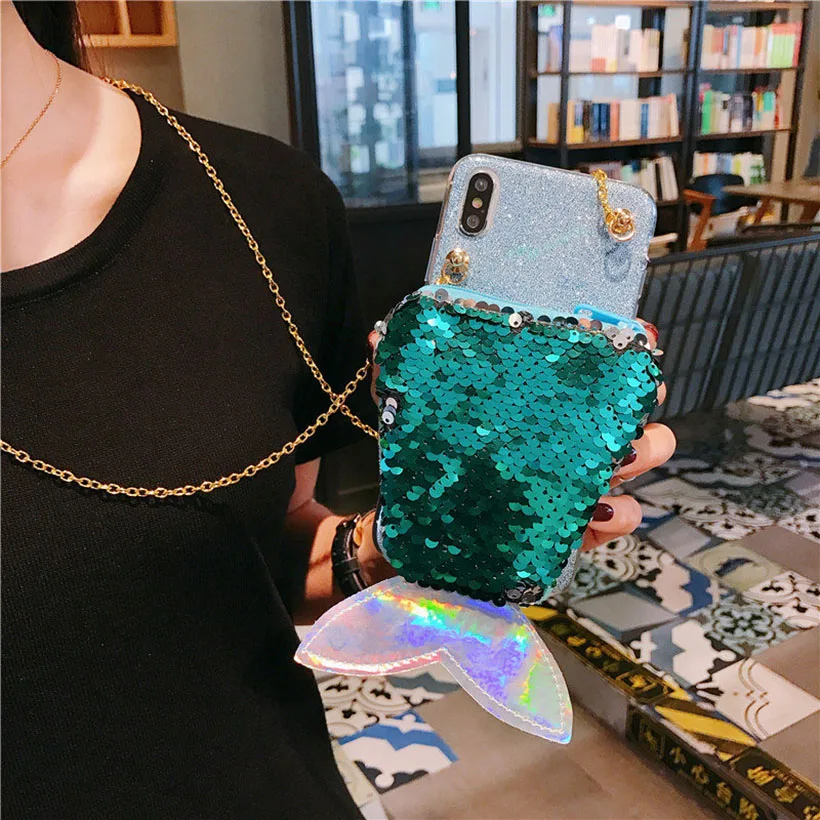 

Glitter Wallet Case for iPhone XS Max X XR 6 6S 7 8 Plus 4 4S 5 5S SE 5C Back Cover for Oneplus 7 Pro 6 6T 5 5T 3 Neck Lanyard