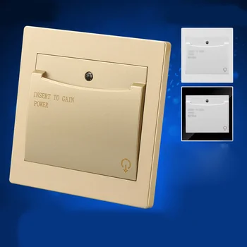 

Insert Card Power Switch Kit Delay Off Function Single Line System Display Home Hotel Electrical Switches