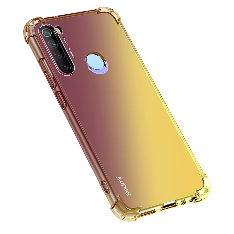 Металлический магнитный адсорбционный чехол для Xiao mi Red mi Note 8 Pro, двойное закаленное стекло, полный магнит, чехол s Note8 7 mi Note 10 Pro, чехол s - Цвет: airbag black gold