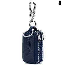 Кожаный мужской кошелек для ключей, автомобильный брелок, держатель для ключей, Большой Вместительный органайзер, маленькие кошельки LT88