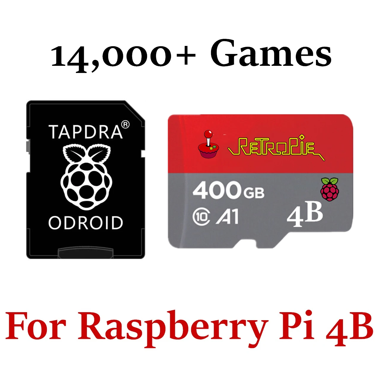 Station d'émulation Retropie 400, 4.6 go, carte SD, pour Raspberry Pi 4,  Boxart 3D, avec aperçu vidéo, avec plus de 14,600 jeux et 50 systèmes |  AliExpress