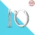 925 Silver Charm Double Hoop Earrings Fit Original Brand Charms Diy Fine Jewelry Women Gift For Fine Earring Making 5