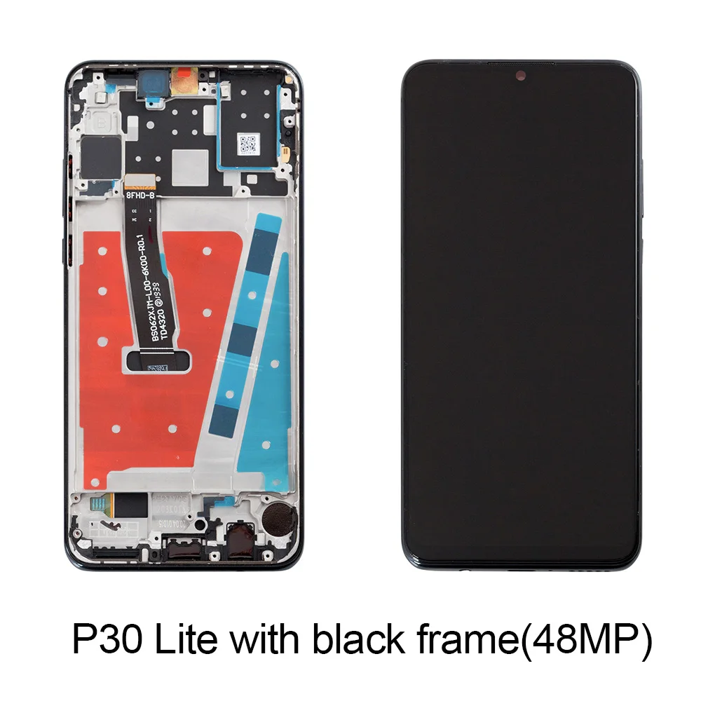 ЖК-дисплей для Huawei P30 Lite, дисплей с рамкой для замены, параметры  L21A, LX1A, LX1M, LX2, LX3, для HUAWEI Nova 4e | AliExpress