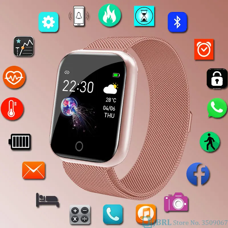Новая мода Смарт-браслет Для женщин Для мужчин Smartband для Android браслет IOS смарт-браслет Фитнес трекер Марка Bluetooth Смарт-браслет