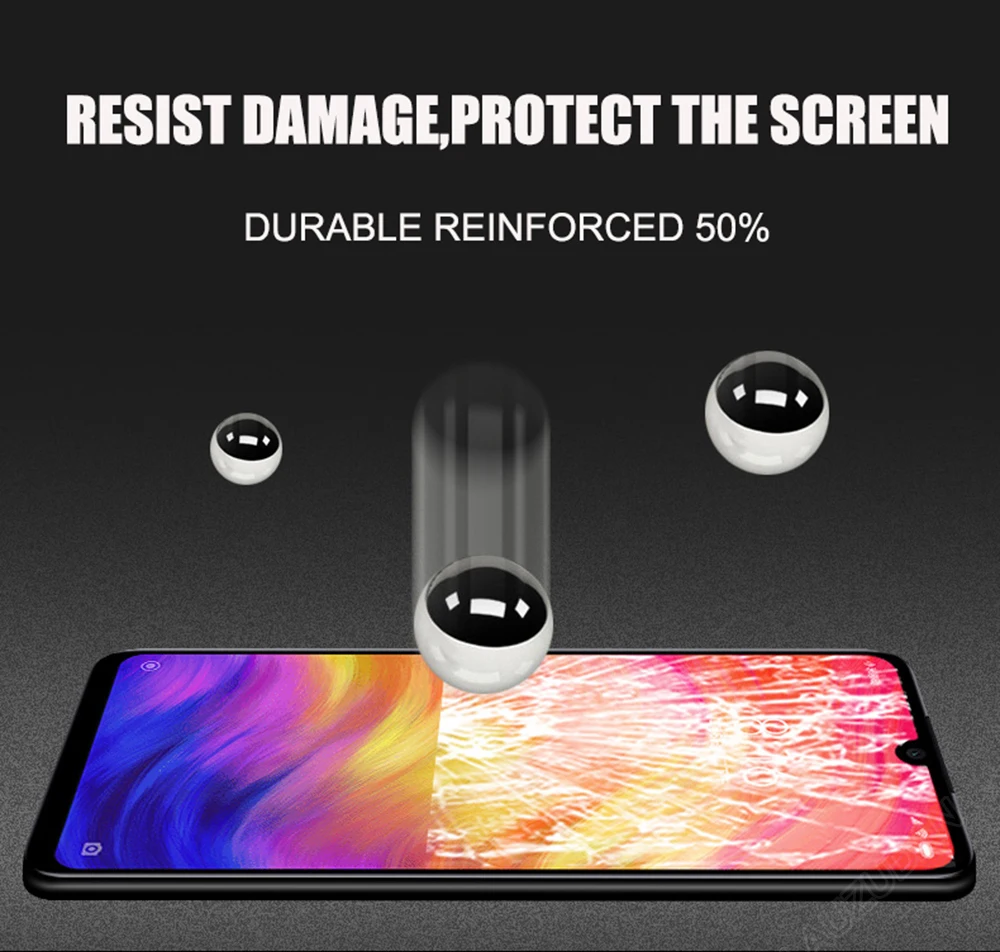 9D Protective Glass For Xiaomi Redmi 7 7A 8 8A K20 K20 Pro K30 Redmi Note 7 8 Pro 8T Screen Protector Tempered Glass Film