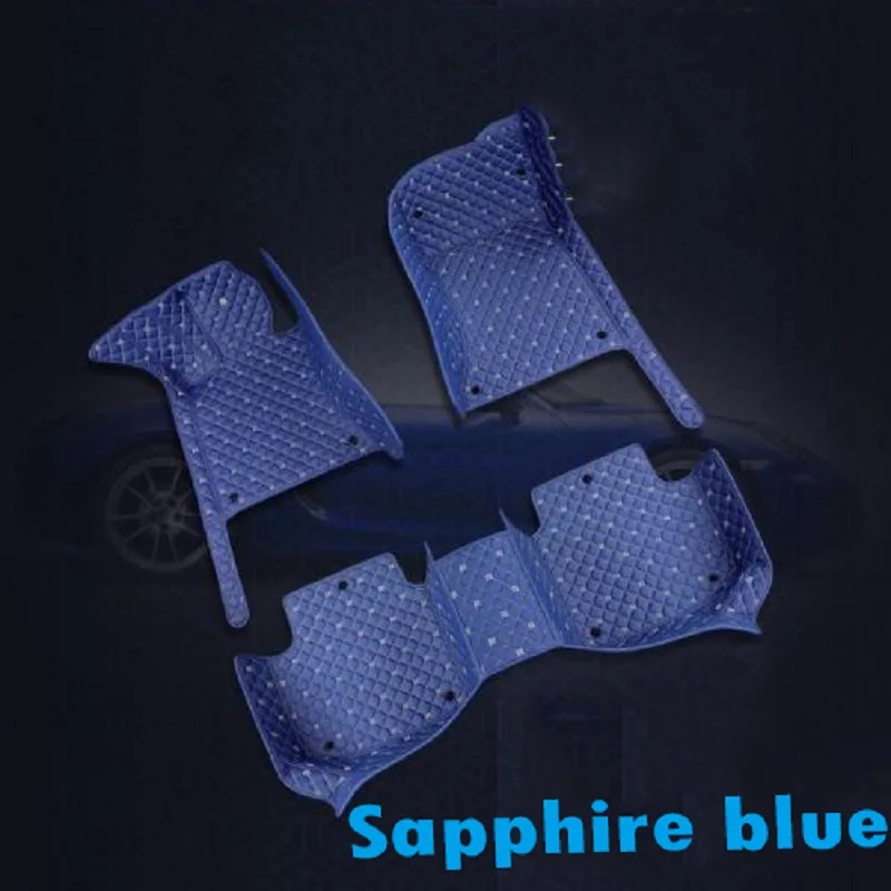 

Custom car car floor mats for Nissan Cefiro X-TRAIL Patrol Tiida Waterproof leather Anti-slip carpet