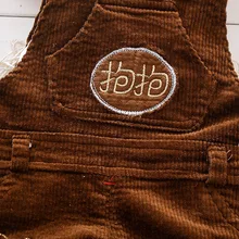 Новые стильные детские штаны на подтяжках в Корейском стиле для мальчиков и девочек