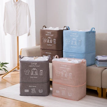 

Laundry Baskets With Handles 100L Storage Container Extra Large Heavy Duty Storage Basket With Reinforced Handler For Clothing