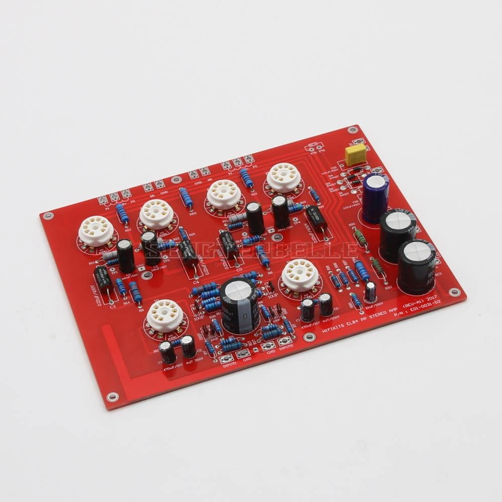 Scheda Amplificatore Stereo HiFi 6V6 + ECF80 – Push-Pull PCB Nudo Per Fai Da Te - Foto 2