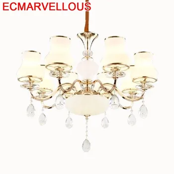 

Deco Chambre Fille Lustre E Pendente Para Sala De Jantar Crystal Luminaire Suspendu Loft Lampen Modern Luminaria Pendant Light