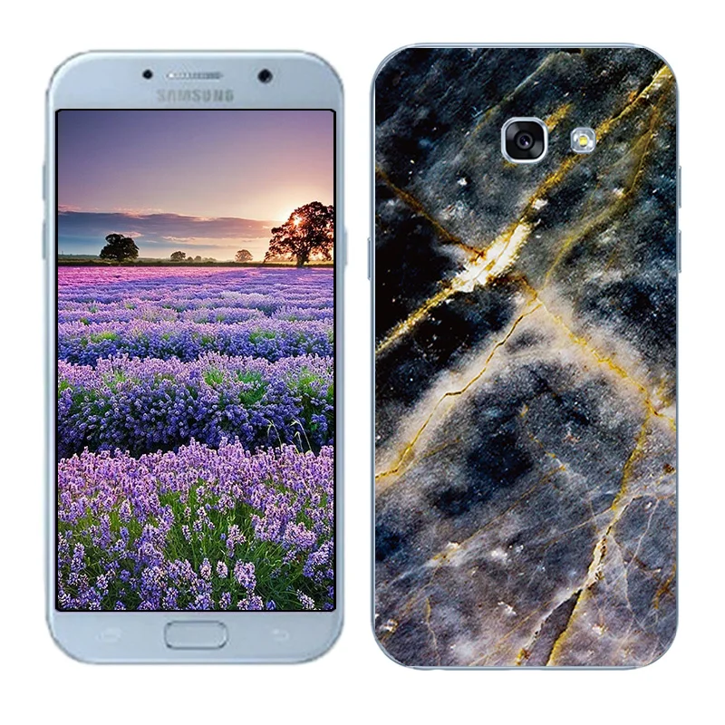 21 Чехлы для телефонов samsung Galaxy A5 A3 мягкие ТПУ Fundas Para Coque DIY окрашенный плотный чехол для телефона Galaxy A7 Shell - Цвет: 21