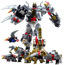 BMB BPF G1 Transformation Action Figure Dinoking vulcanico zeppa di scorie fanghi Snarl Swoop Slash Dinobot 5IN1 giocattolo Robot