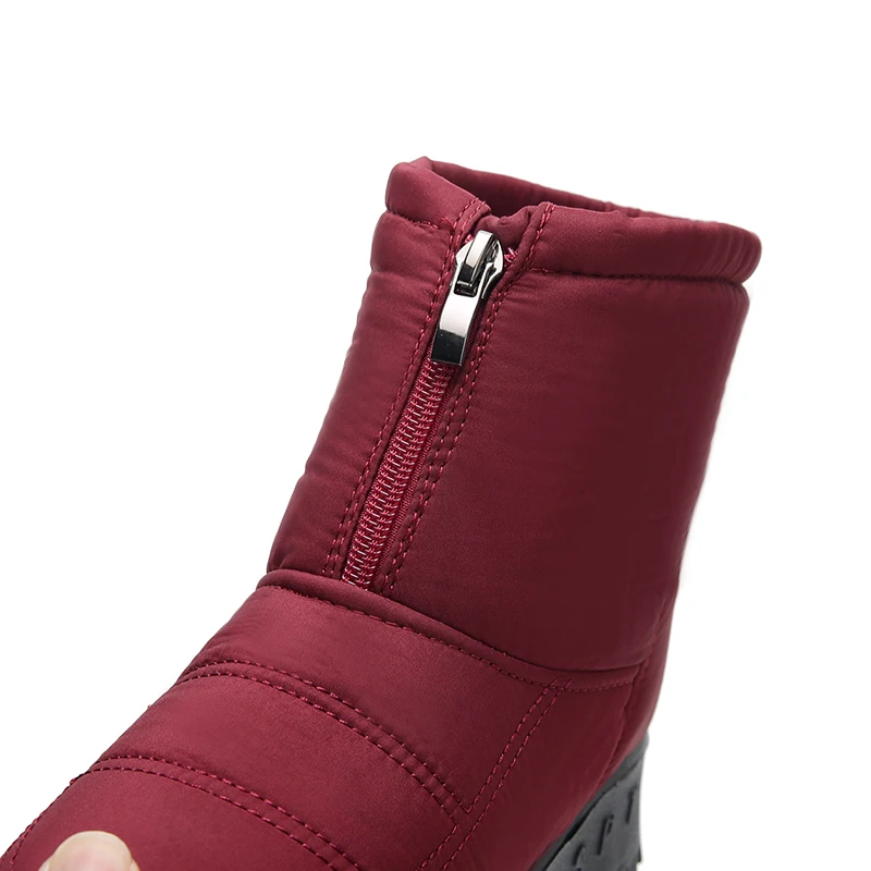 BEYARNENew boots2019winter брендовая теплая обувь; нескользящая подошва; Водонепроницаемая зимняя обувь Женские ботинки для Матери Повседневные хлопковые ботинки зимние ботинки женская обувь