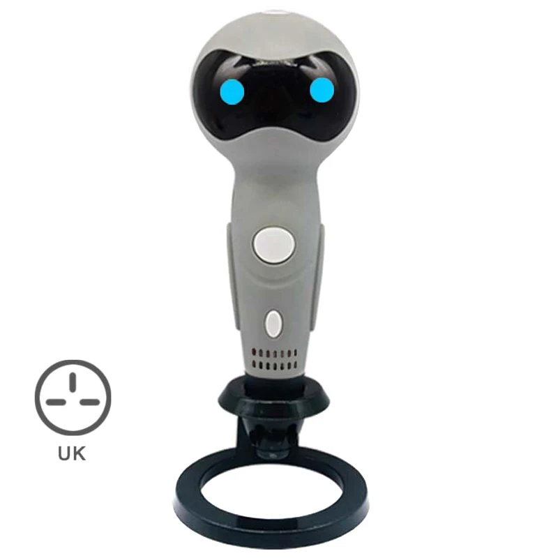 Gray UK 3D Ручка, умный робот, форма голоса, Подсказка, USB, 3D печать, ручка для детей, новое поступление - Цвет: Gray UK