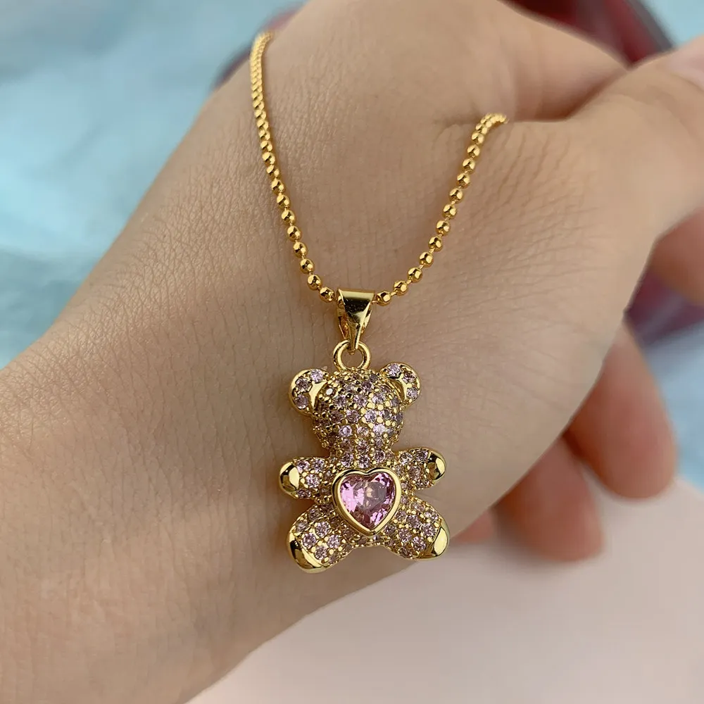 Fashion Girl Gift Jewelry Small Bear 