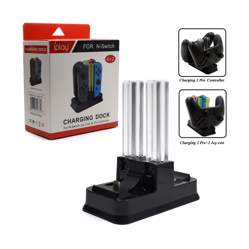 Charging Dock Зарядное устройство для nintendo Switch зарядная док-станция многофункциональная зарядная док-станция с светодиодный для NS геймпад с переключателем джойстик Joycon - Цвет: Charging Dock
