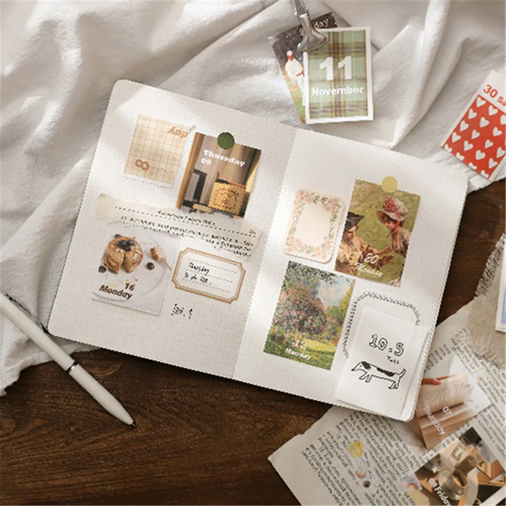 377pcs Mini 2021 Calendar 51mm*74mm Thick Memo Pads 365 Days Planner Notepad DIY Scrapbooking Materials Bookmark Office Desk 2