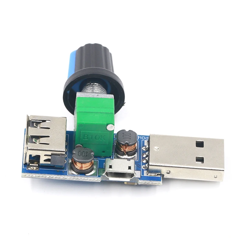 Мини вентилятор USB регулятор скорости ветра громкости воздуха охлаждение