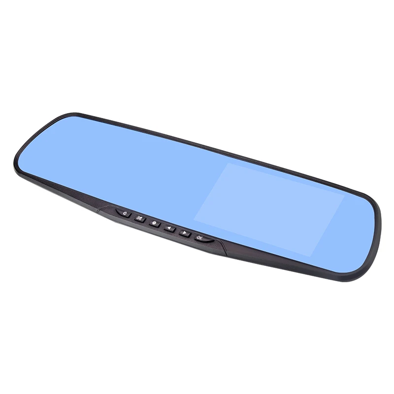 

4.3" Full Hd1080p Night Vision Dual Lens Dash Cam Rearview Mirror Car Dvr Rearview Camera Auto Car Recorder Video Registrator