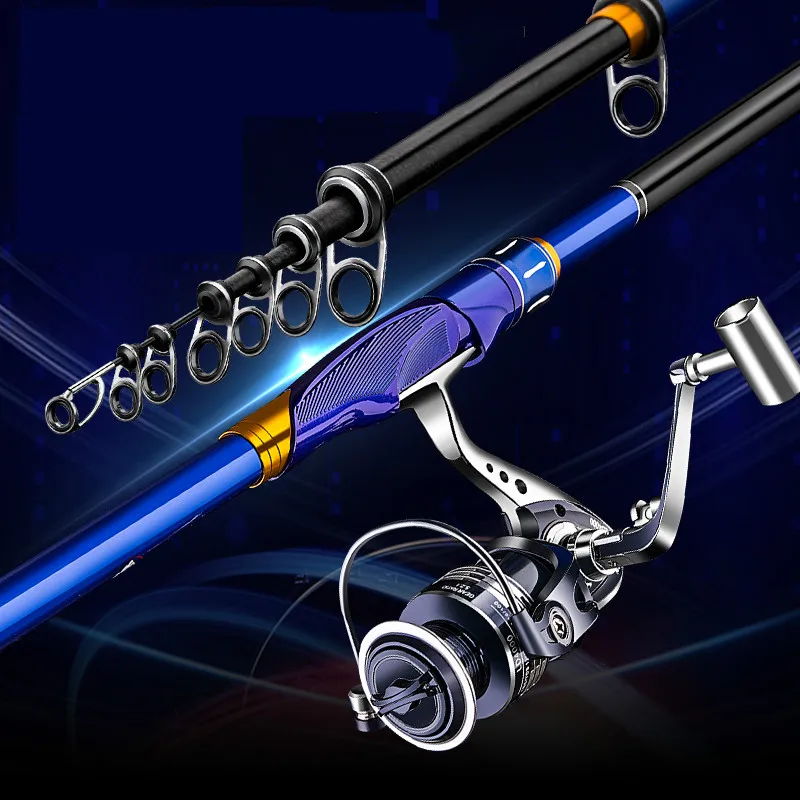 Hot Sell Vara De Pesca Fishing Rod Carbon Fiber 5m Telescopic Fishing Rod -  China Fishing Rod and Spinning Rod price