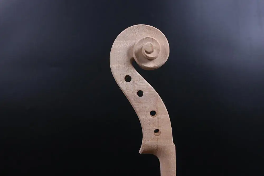 4/4 Flame maple Violin Full size Unfinished Violin Spruce wood Hand Made