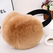 Женские зимние наушники с искусственным кроличьим мехом; Зимние теплые наушники; большие плюшевые теплые наушники для мальчиков и девочек