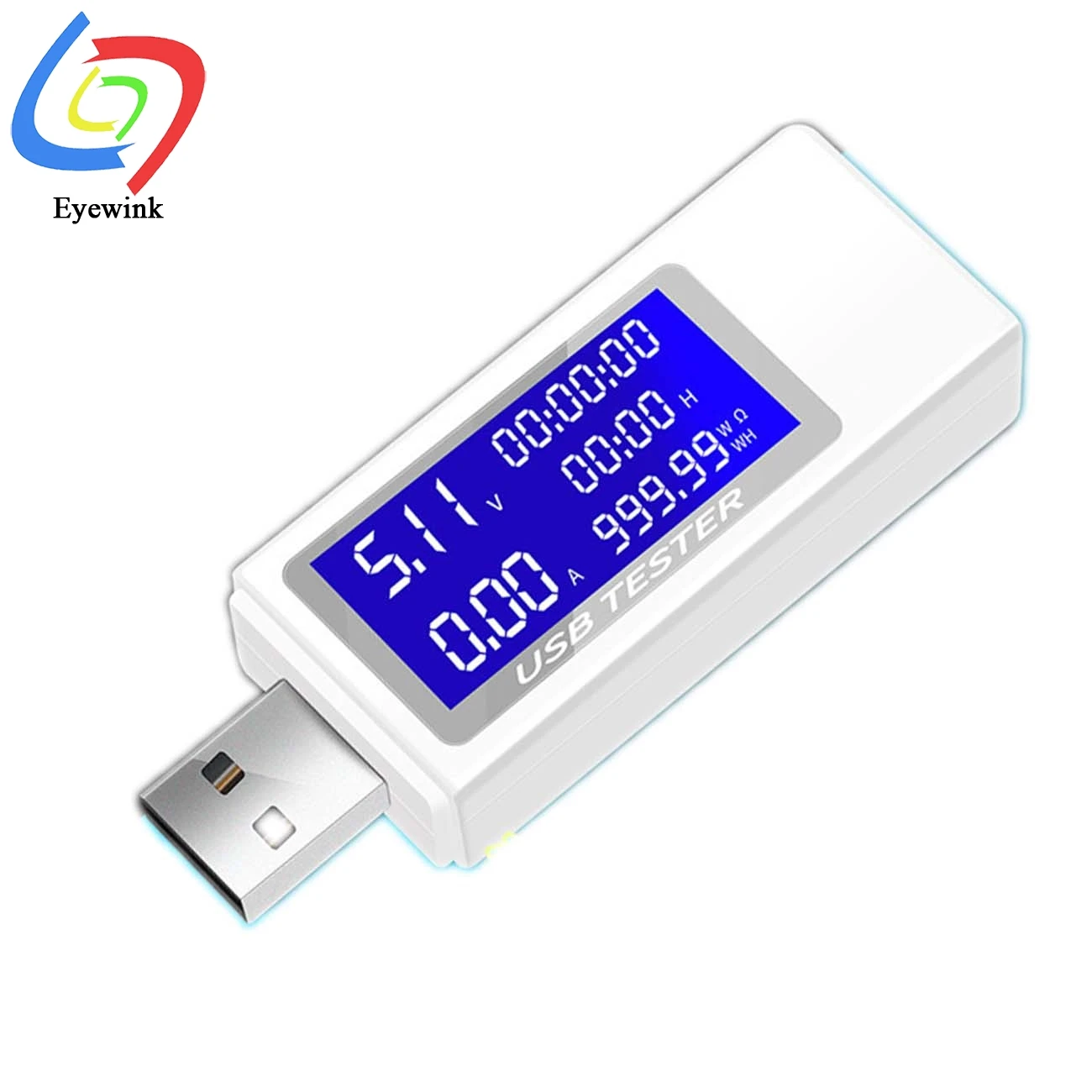 

KWS-1705A USB Voltage Current Meter LCD Screen Mini Portable Creative Phone Voltage Tester Doctor Mobile Power Charger Detector