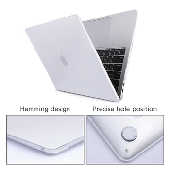 

Transparent PC Case For Macbook Pro Retina 13 15 Retina 12 Air 11 13 Shockproof Hard Plastic Protective Shell Cover For MacBook