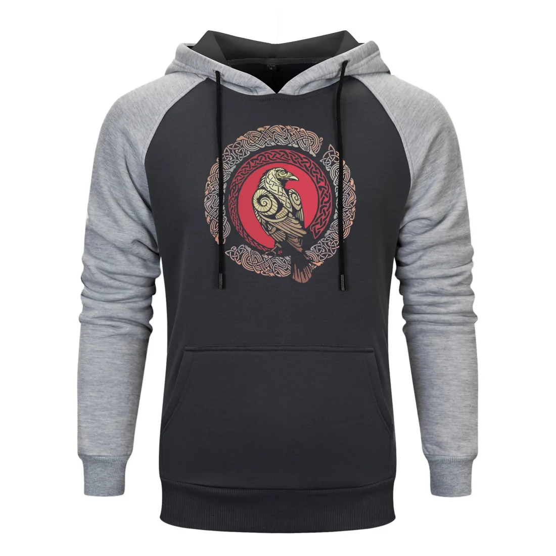 Cool Eagle Толстовка Vikings флисовые толстовки с капюшоном мужские хип-хоп зимние