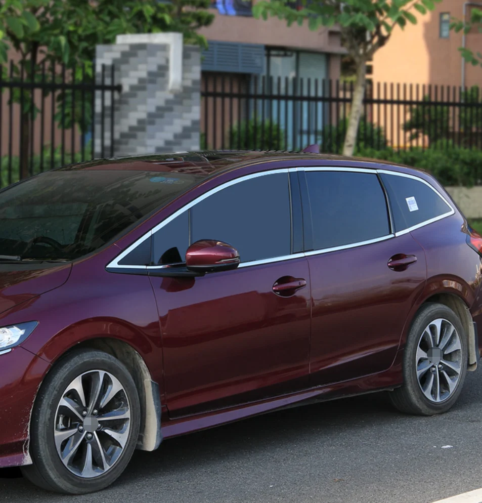 Нержавеющая сталь окна автомобиля планки для honda jade 2013