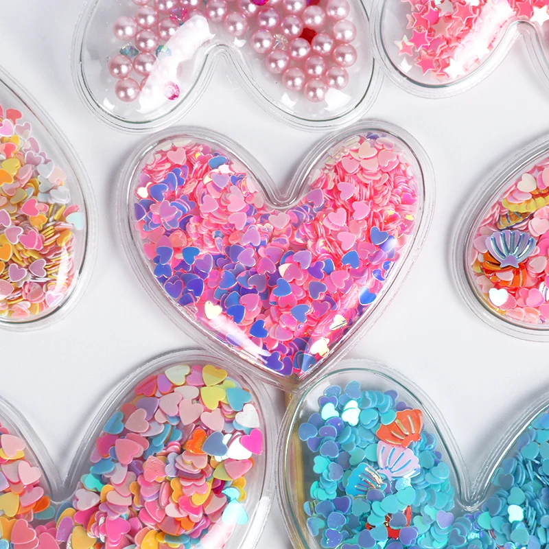 Bling Fairy PVC Cake Topper Heart Star Cloud Shape Shiny Cupcake Topper for Wedding Birthday Party Cake Decorations Mermaid Tail