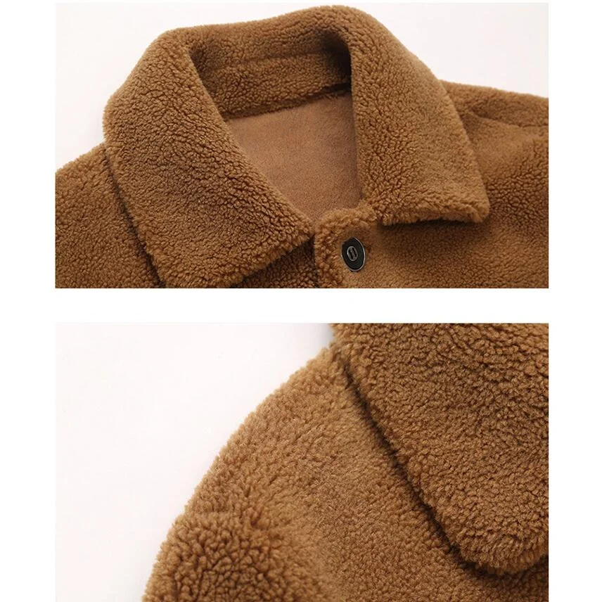 Low Price 2019 Brand clothing Men High quality cashmere Jackets/Male keep warm in winter slim Double sided Leisure coat Plus size S-3XL