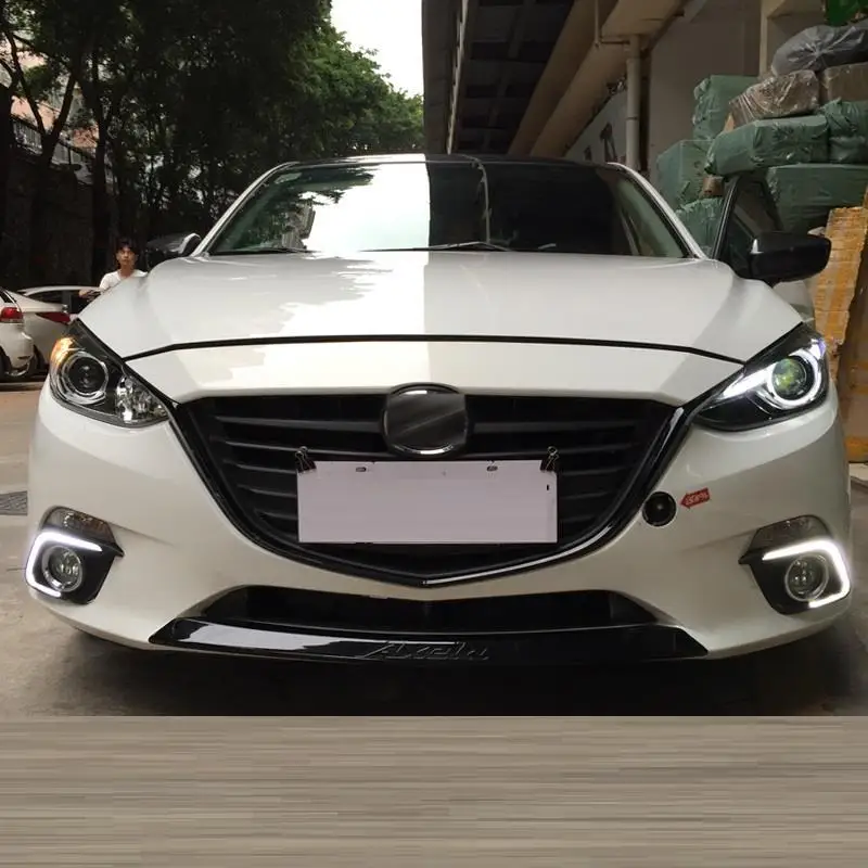 Automovil ходовые автомобили Drl запчасти Luces Led Para Автомобильные фары передние противотуманные задние Автомобильные фары в сборе 17 18 для Mazda Axela